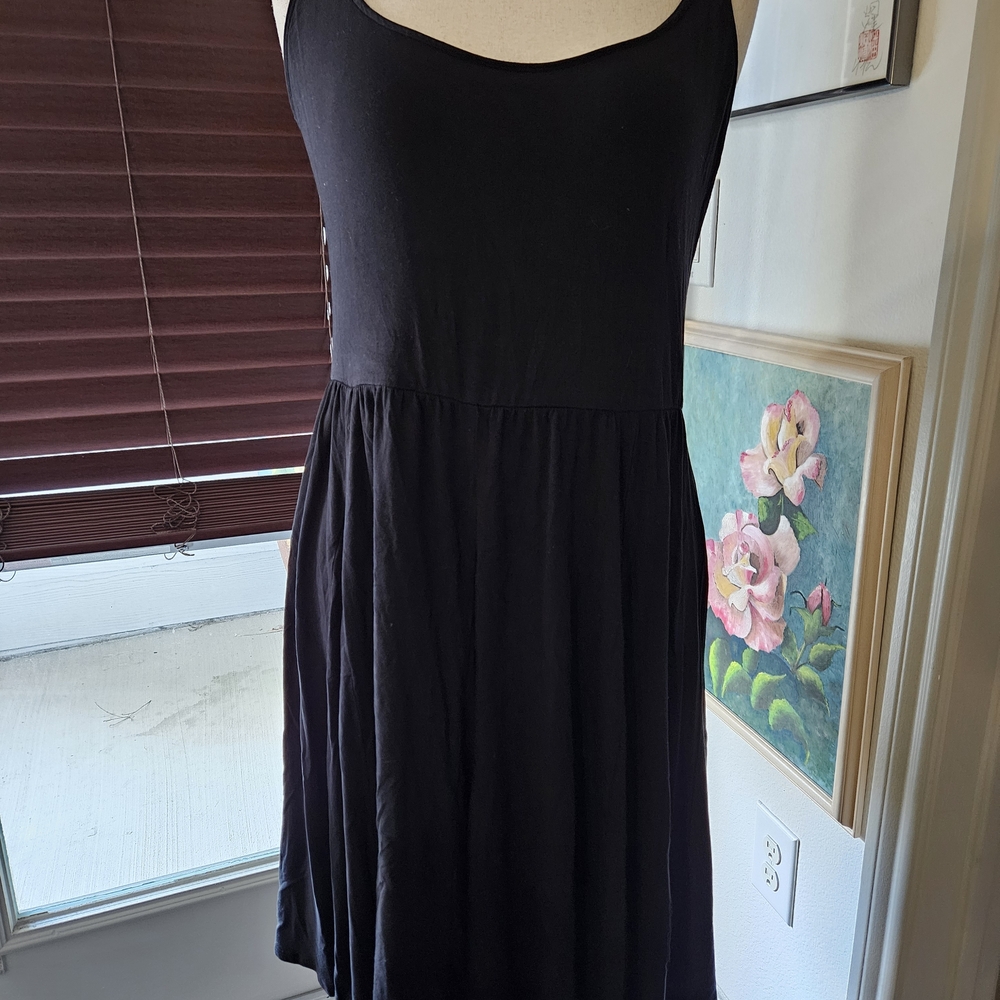 Ava & Viv Black Midi Dress